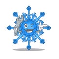 Mechanic cute cartoon shape from snowflake toy