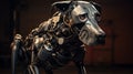 Mechanic Dog: A Futuristic Sculpture Of Ferdinand Knab Royalty Free Stock Photo