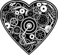 Mechanic heart Royalty Free Stock Photo