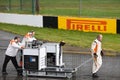 Mechanic at Montreal Grand prix Royalty Free Stock Photo