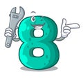 Mechanic number eight volume logo the mascot