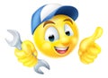 Mechanic Plumber Spanner Emoticon Emoji