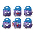 mechanic purple gummy candy I cute mascot character with pliers