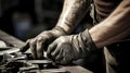 Mechanic Repairing Car in Garage, Step-by-Step Guide to Car Maintenance Royalty Free Stock Photo