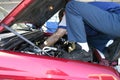 Mechanic under the hood