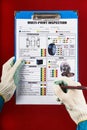 Vehicle multi-point inspection report form