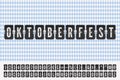 Mechanical airport flip board font with flight info of departure in october to destination in Munich. Vector