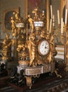 Mechanical clock at Versailles Palace Royalty Free Stock Photo