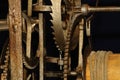 Mechanical clockwork with gear and cogwheel Royalty Free Stock Photo