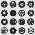 Mechanical Cogs and Gear Wheel Royalty Free Stock Photo