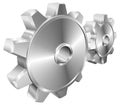 Mechanical cogs or gears illustration Royalty Free Stock Photo