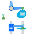 Mechanical Components - Cam and Lever Mechanism