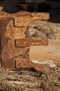 Mechanical digger bucket Royalty Free Stock Photo