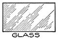 Mechanical Drawing Cross Hatching of Glass, crosshatching for texture,  vintage engraving Royalty Free Stock Photo