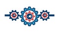 Mechanical Engineering Process Icon, Complex Systems Automation, vector design Generative AI Royalty Free Stock Photo