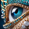 mechanical eye, AI-Generatet Royalty Free Stock Photo