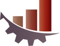 Mechanical finance and accounting logo