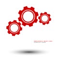 Mechanical gear logo