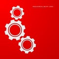 Mechanical gear logo