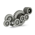 Mechanical gears 3d model