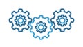 Mechanical Gears Industrial Synergy Tech Vector, vector design Generative AI Royalty Free Stock Photo
