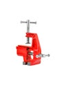 Mechanical hand vise clamp Royalty Free Stock Photo