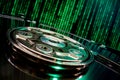 Mechanical Hard disk drive  HDD Royalty Free Stock Photo