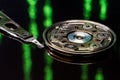 Mechanical Hard disk drive  HDD Royalty Free Stock Photo