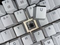 Black Switch, Mechanical Keyboard Royalty Free Stock Photo