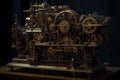 Mechanical machine intricate. Generate Ai Royalty Free Stock Photo