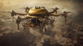 Mechanical Marvel: The Steampunk Drone Takes Flight