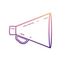 mechanical megaphone nolan icon. Simple thin line, outline vector of Media icons for ui and ux, website or mobile application
