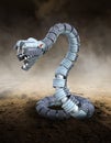 Mechanical Metal Robot Snake, Desert