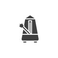 Mechanical metronome vector icon