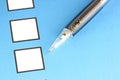 Mechanical pencil point to white Checkbox