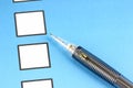 Mechanical pencil point to white Checkbox