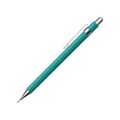 Mechanical pencil in turquoise case with metal cap Royalty Free Stock Photo