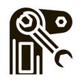 Mechanical Repair Icon Vector Glyph Illustration