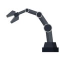 Mechanical robot arm. Element conveyor plant