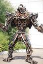 Mechanical robot made with their own hands