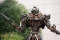 Mechanical robot made with their own hands