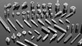 Mechanical spare parts Royalty Free Stock Photo