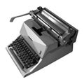 Mechanical type writer isolated