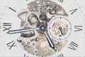 Mechanical Watch Concept Sketch Royalty Free Stock Photo