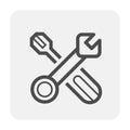 Mechanics tool vector icon