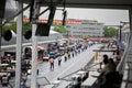 Mechanics at Montreal Grand prix Royalty Free Stock Photo