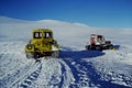 Mechanised transport in Antarctica used to move field parties to where they need to go.