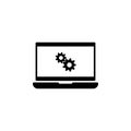 mechanism in the computer icon. Element of engineering icon. Premium quality graphic design icon. Signs and symbols collection Royalty Free Stock Photo