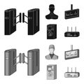 Mechanism,electric ,transport, and other web icon in black,monochrome style. Pass, public, transportation, icons in set