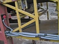 The Mechanism of the Forming Device of the Upper Conveyor Belt and The Emergency Stop Button